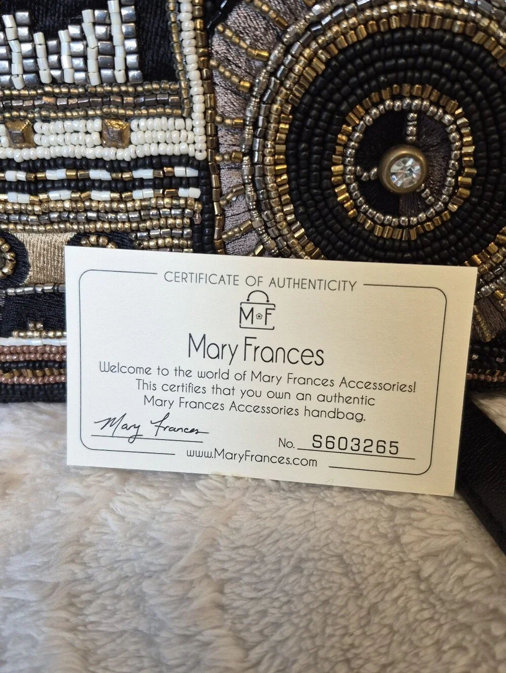 Mary Frances Beaded Crossbody Handbag Purse Boombox Radio Funky Town Designer